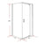 Shower Screen 900x800x1900mm Framed Safety Glass Pivot Door By Della Francesca