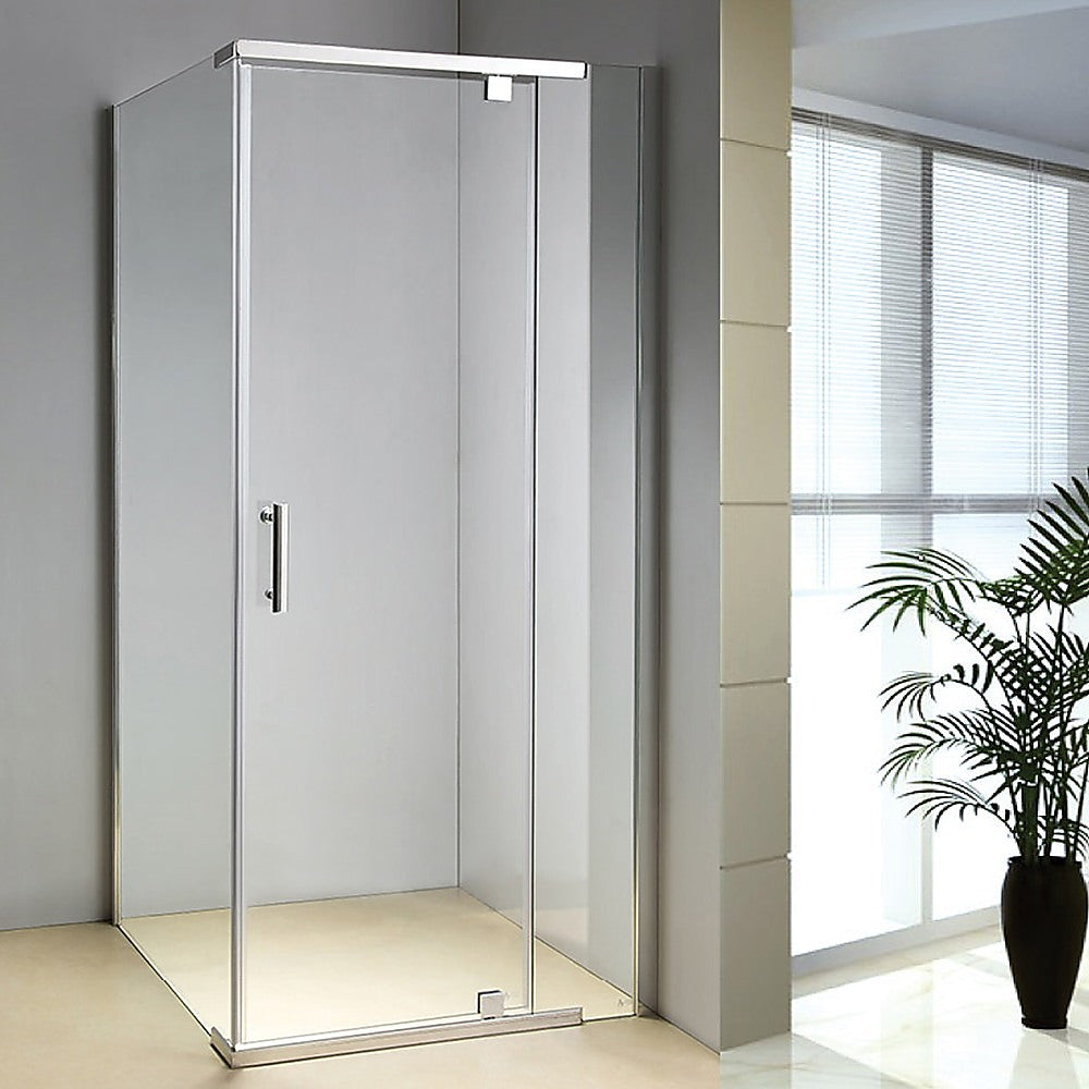 Shower Screen 1000x700x1900mm Framed Safety Glass Pivot Door By Della Francesca