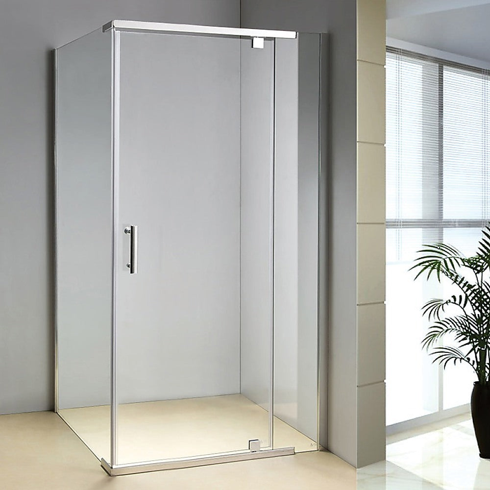 Shower Screen 1200x800x1900mm Framed Safety Glass Pivot Door By Della Francesca