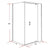 Shower Screen 1200x900x1900mm Framed Safety Glass Pivot Door By Della Francesca