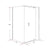 Shower Screen 1200x1000x1900mm Framed Safety Glass Pivot Door By Della Francesca