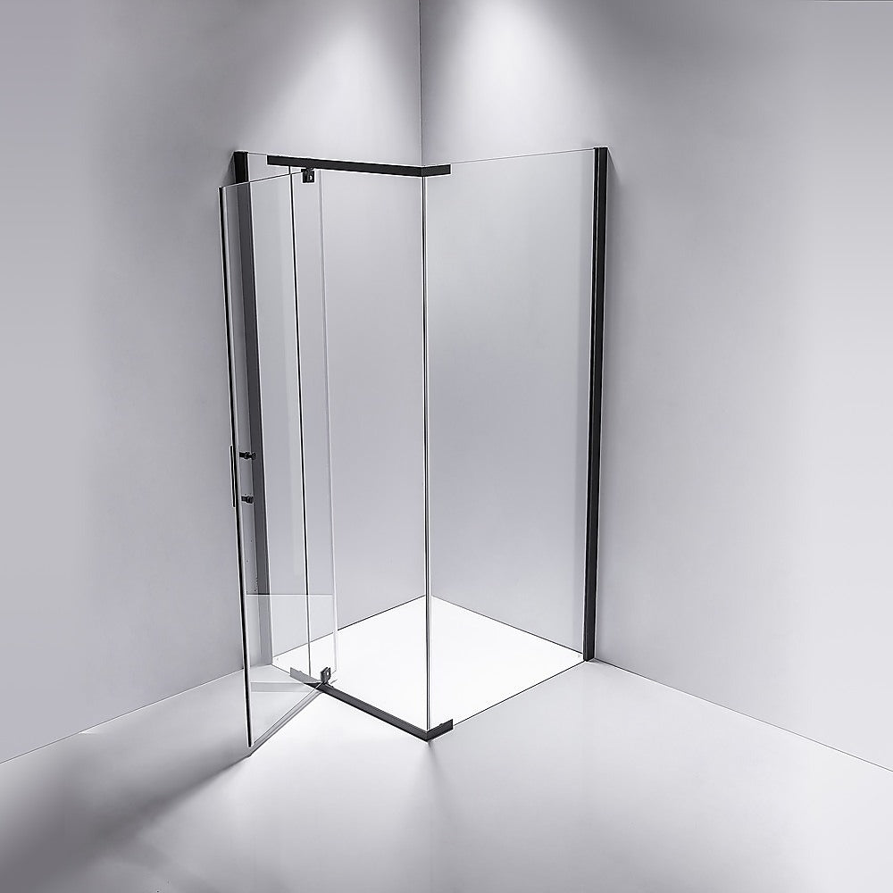 Shower Screen 1200x700x1900mm Framed Safety Glass Pivot Door By Della Francesca