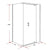 Shower Screen 1200x700x1900mm Framed Safety Glass Pivot Door By Della Francesca
