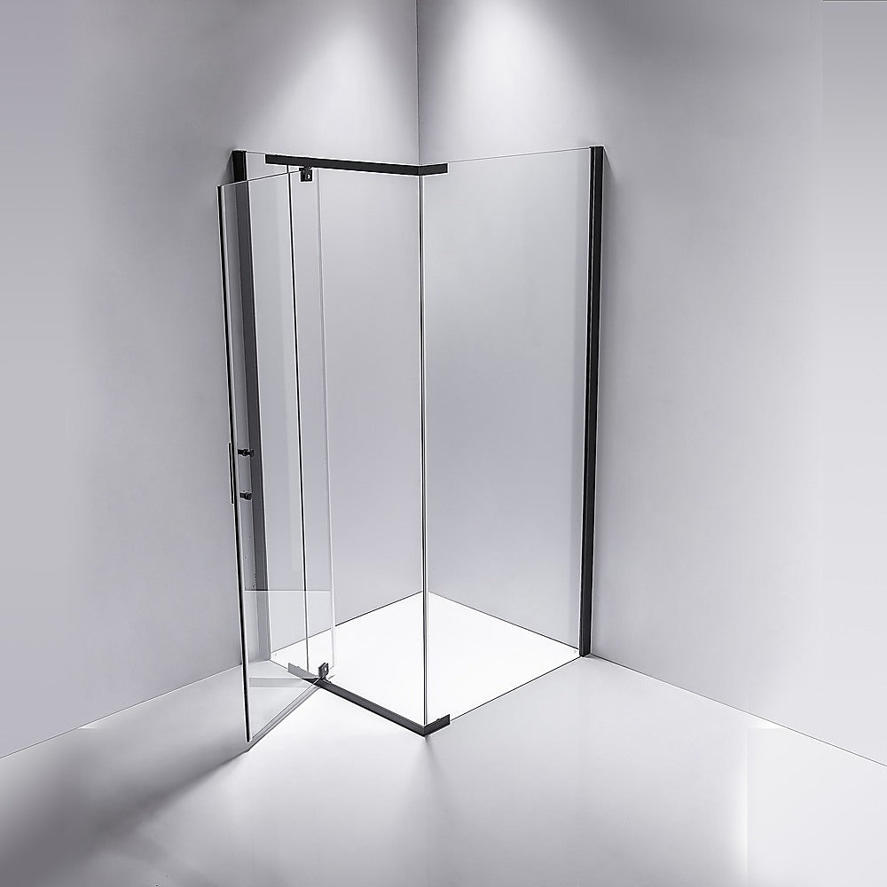 Shower Screen 1200x800x1900mm Framed Safety Glass Pivot Door By Della Francesca