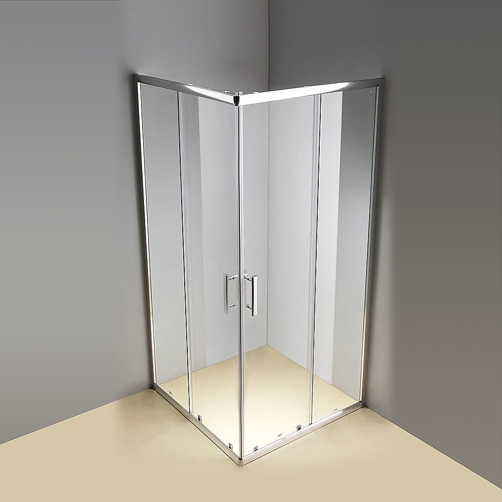 800 x 1000mm Sliding Door Nano Safety Glass Shower Screen By Della Francesca