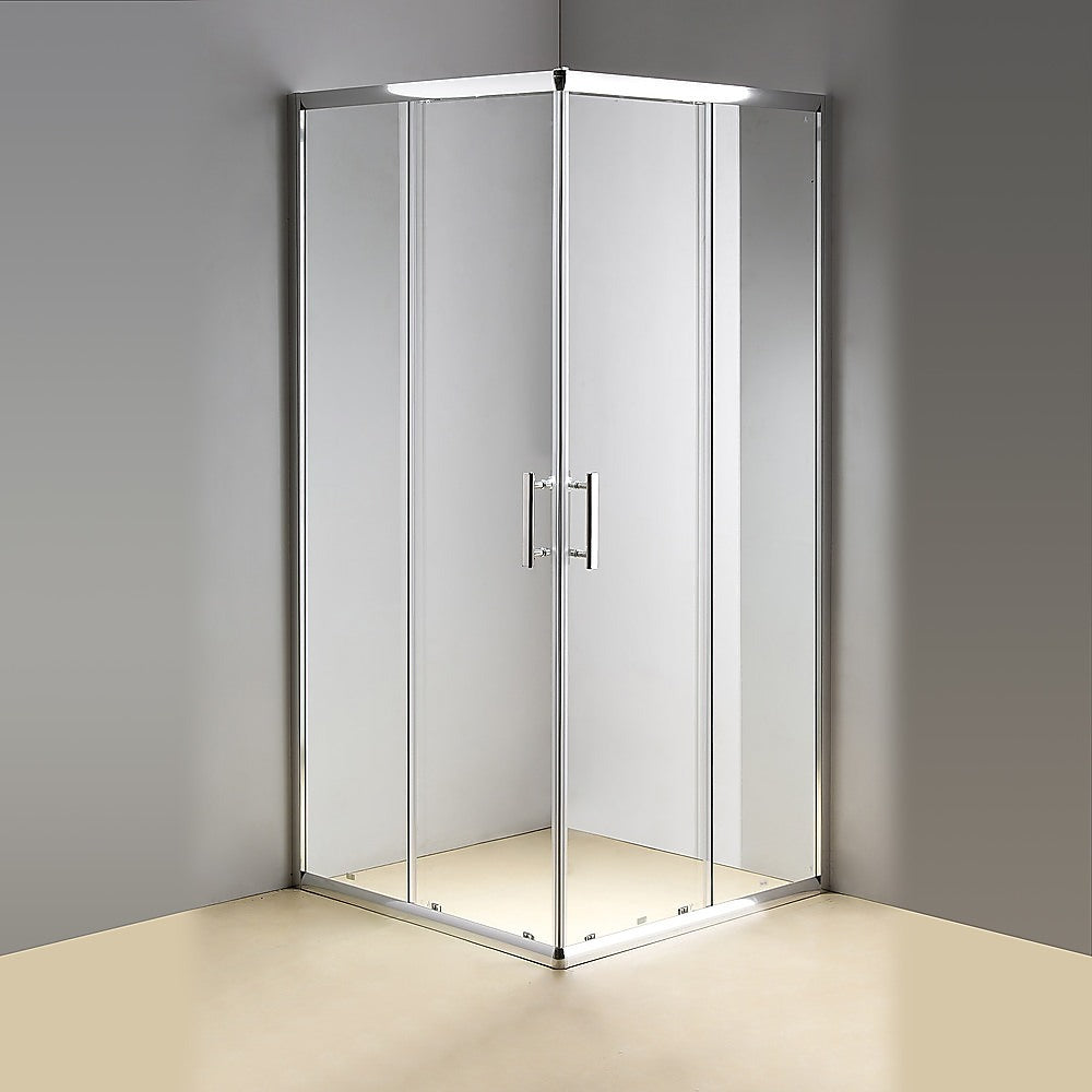 900 x 900mm Sliding Door Nano Safety Glass Shower Screen By Della Francesca