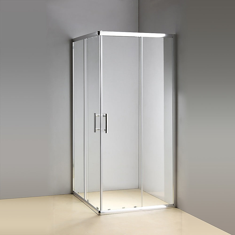 1000 x 800mm Sliding Door Nano Safety Glass Shower Screen By Della Francesca