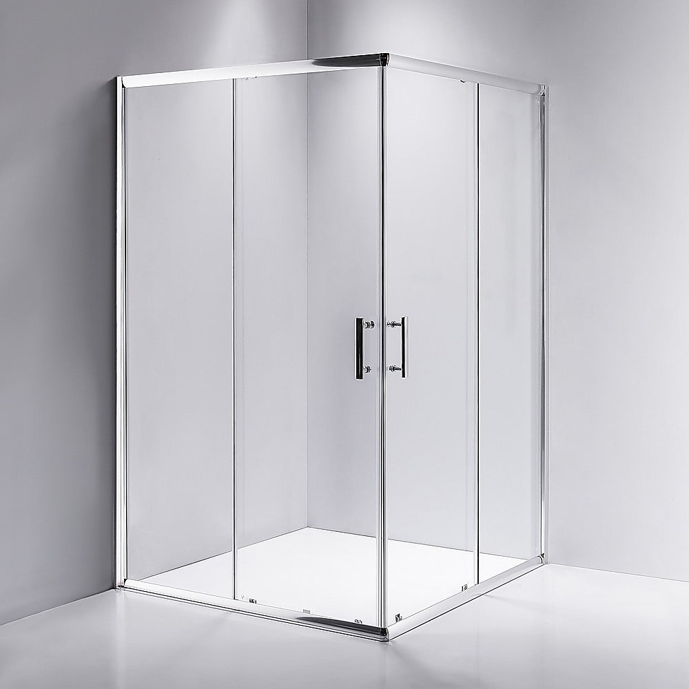 1200 x 1000mm Sliding Door Nano Safety Glass Shower Screen By Della Francesca