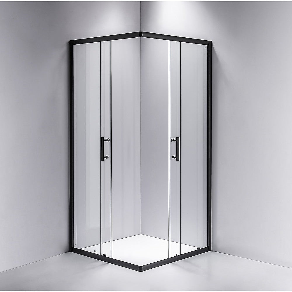 800 x 900mm Sliding Door Nano Safety Glass Shower Screen By Della Francesca