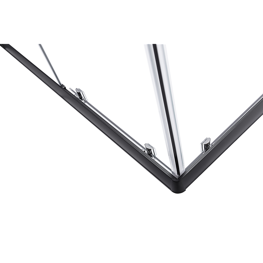 900 x 1000mm Sliding Door Nano Safety Glass Shower Screen By Della Francesca
