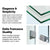 900 x 2000mm Frameless 10mm Safety Glass Shower Screen