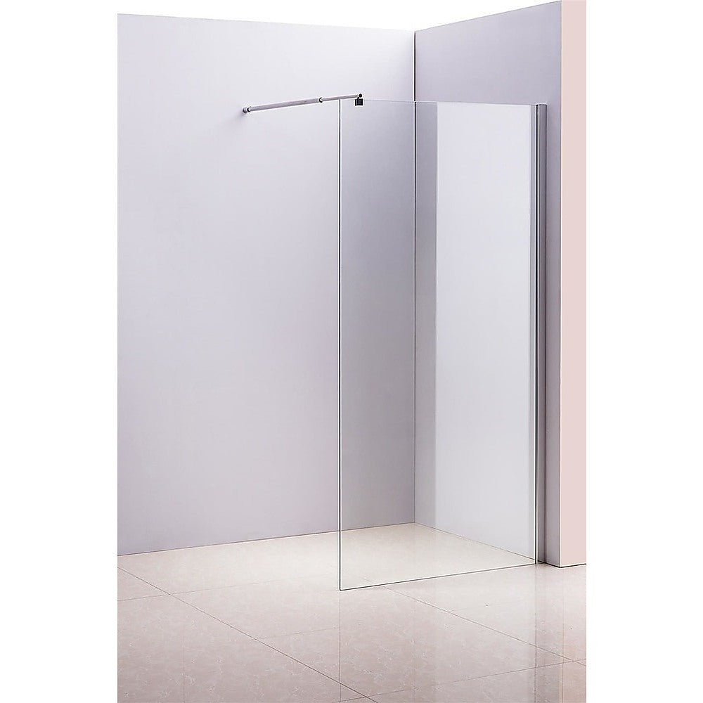 1000 x 2100mm Frameless 10mm Safety Glass Shower Screen