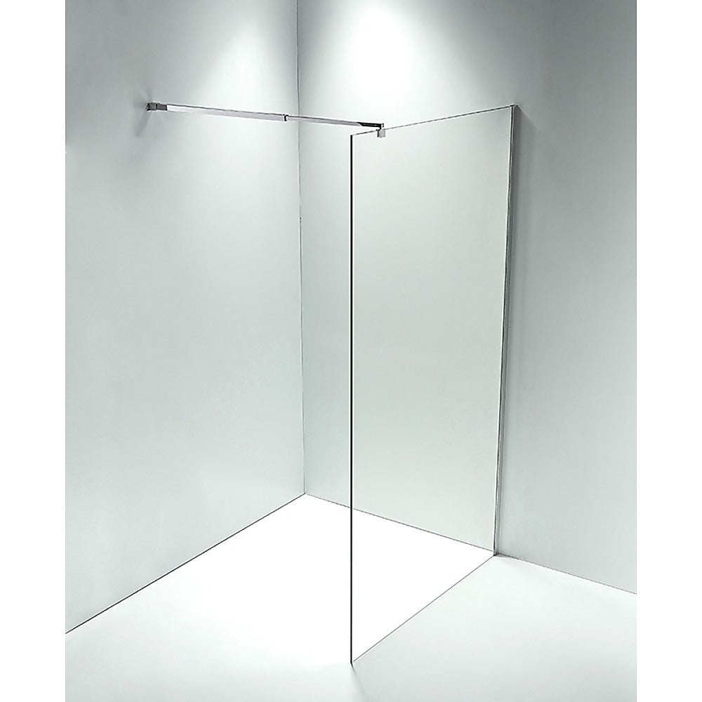 1000 x 2100mm Frameless 10mm Safety Glass Shower Screen