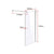 1000 x 2100mm Frameless 10mm Safety Glass Shower Screen