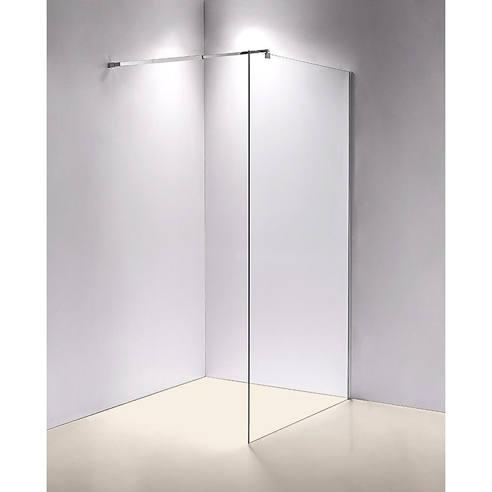 1200 x 2000mm Frameless 10mm Safety Glass Shower Screen