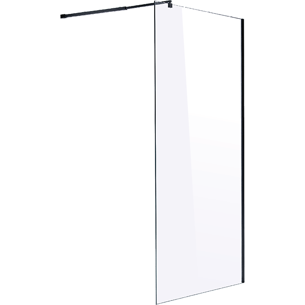 1200 x 2100mm Frameless 10mm Safety Glass Shower Screen