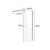 1000 x 2000mm Frameless 10mm Safety Glass Shower Screen