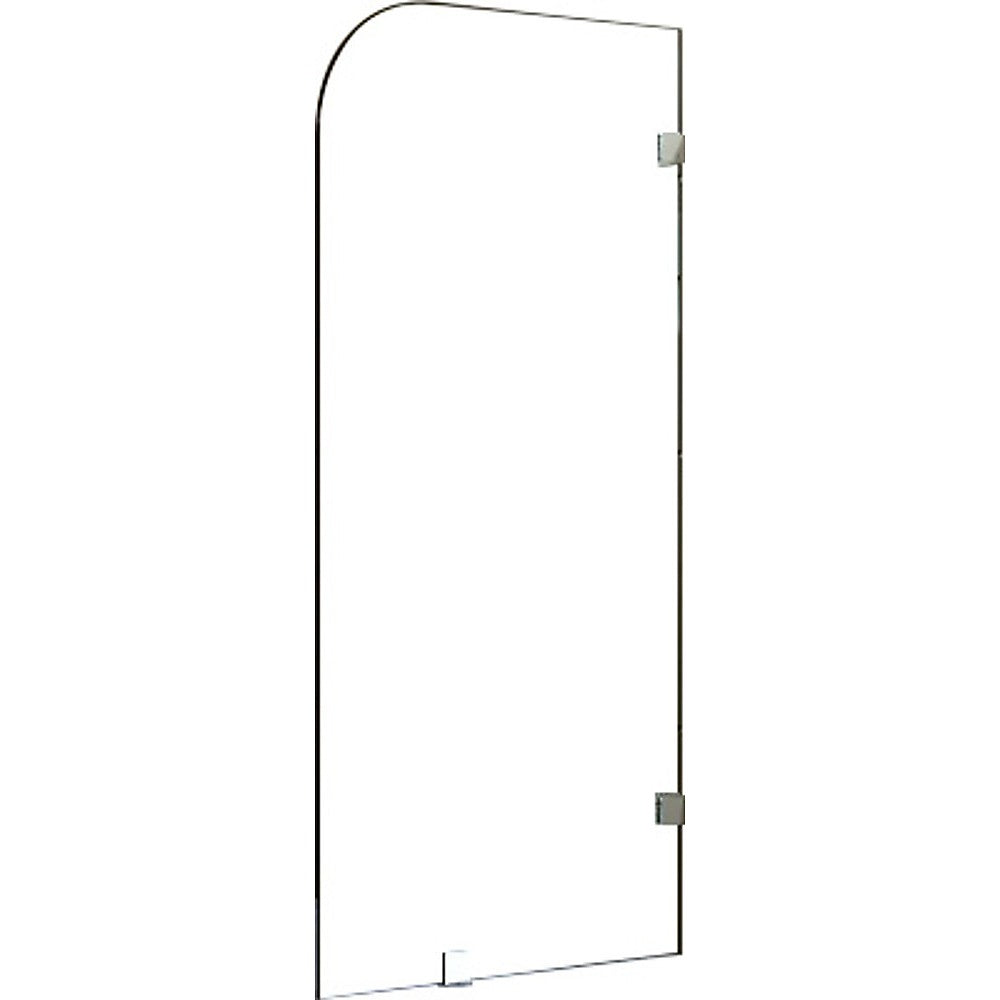 700 x 1450mm Frameless Bath Panel 10mm Glass Shower Screen By Della Francesca