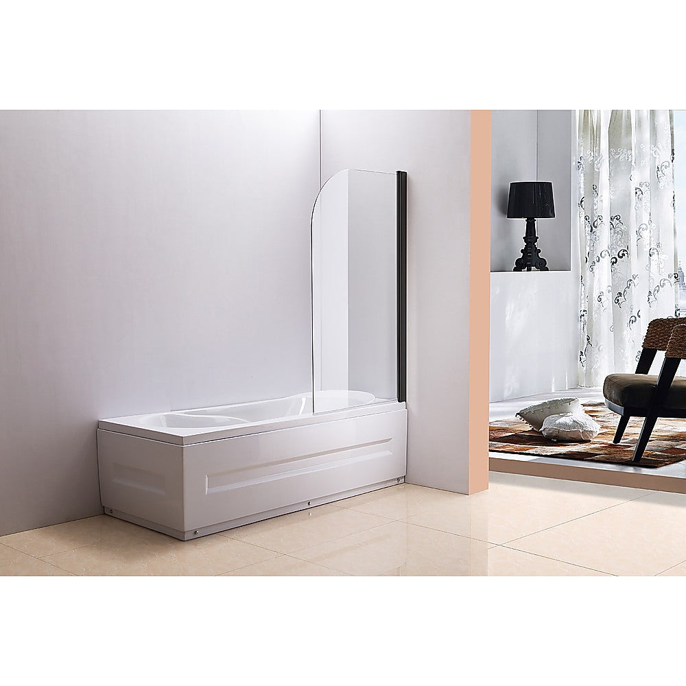 180° Pivot Door 6mm Safety Glass Bath Shower Screen 800x1400mm By Della Francesca