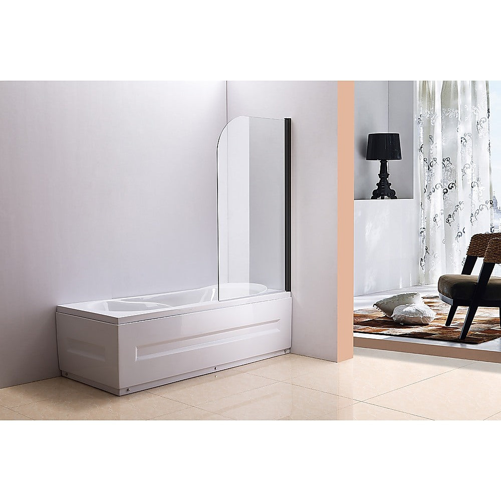 180° Pivot Door 6mm Safety Glass Bath Shower Screen 900x1400mm By Della Francesca