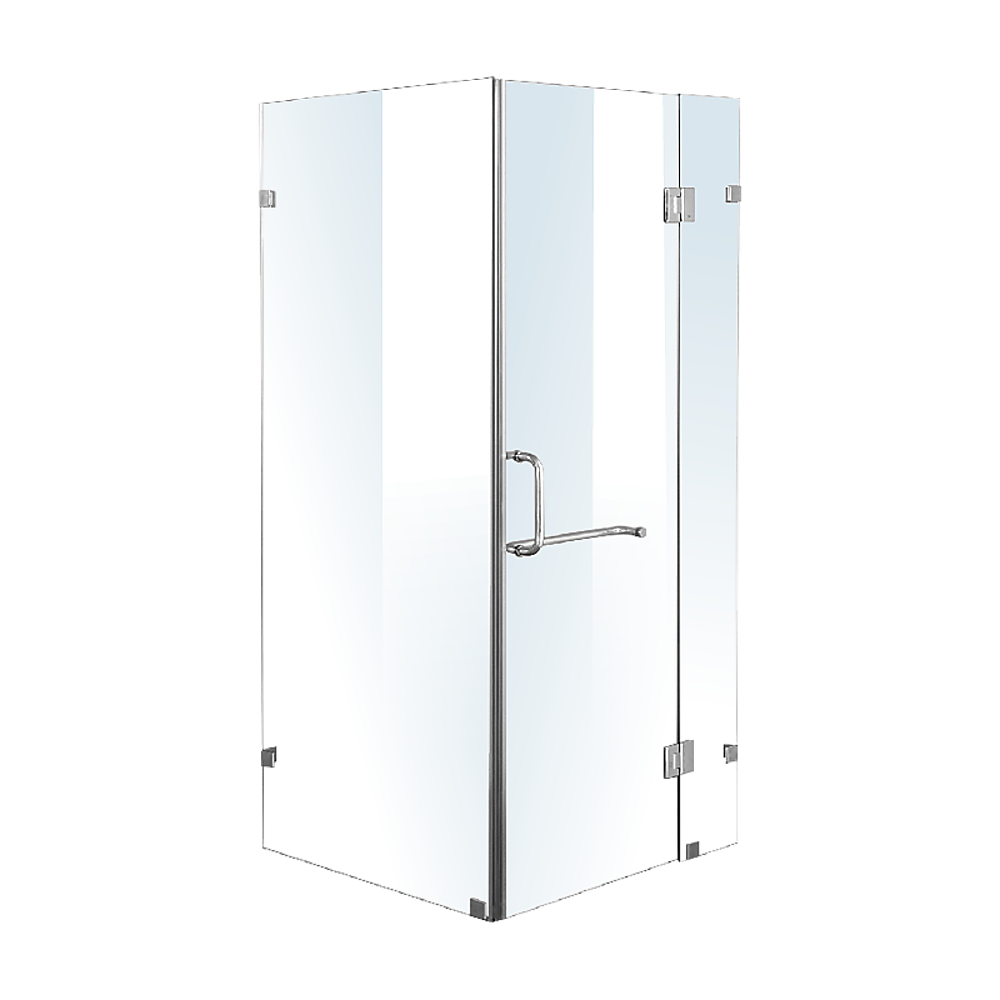 1000 x 1000mm Frameless 10mm Glass Shower Screen By Della Francesca