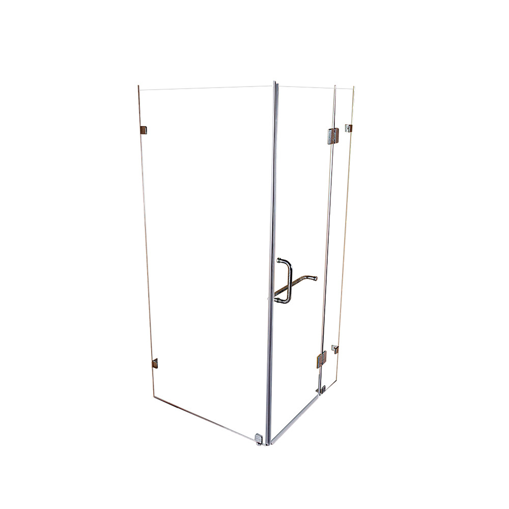 1000 x 900mm Frameless 10mm Glass Shower Screen By Della Francesca