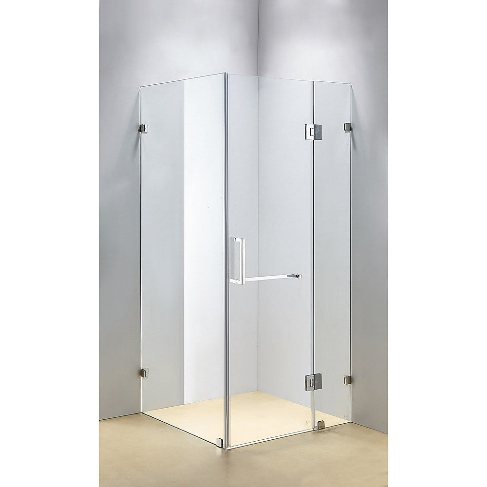 1000 x 900mm Frameless 10mm Glass Shower Screen By Della Francesca