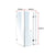 1000 x 900mm Frameless 10mm Glass Shower Screen By Della Francesca