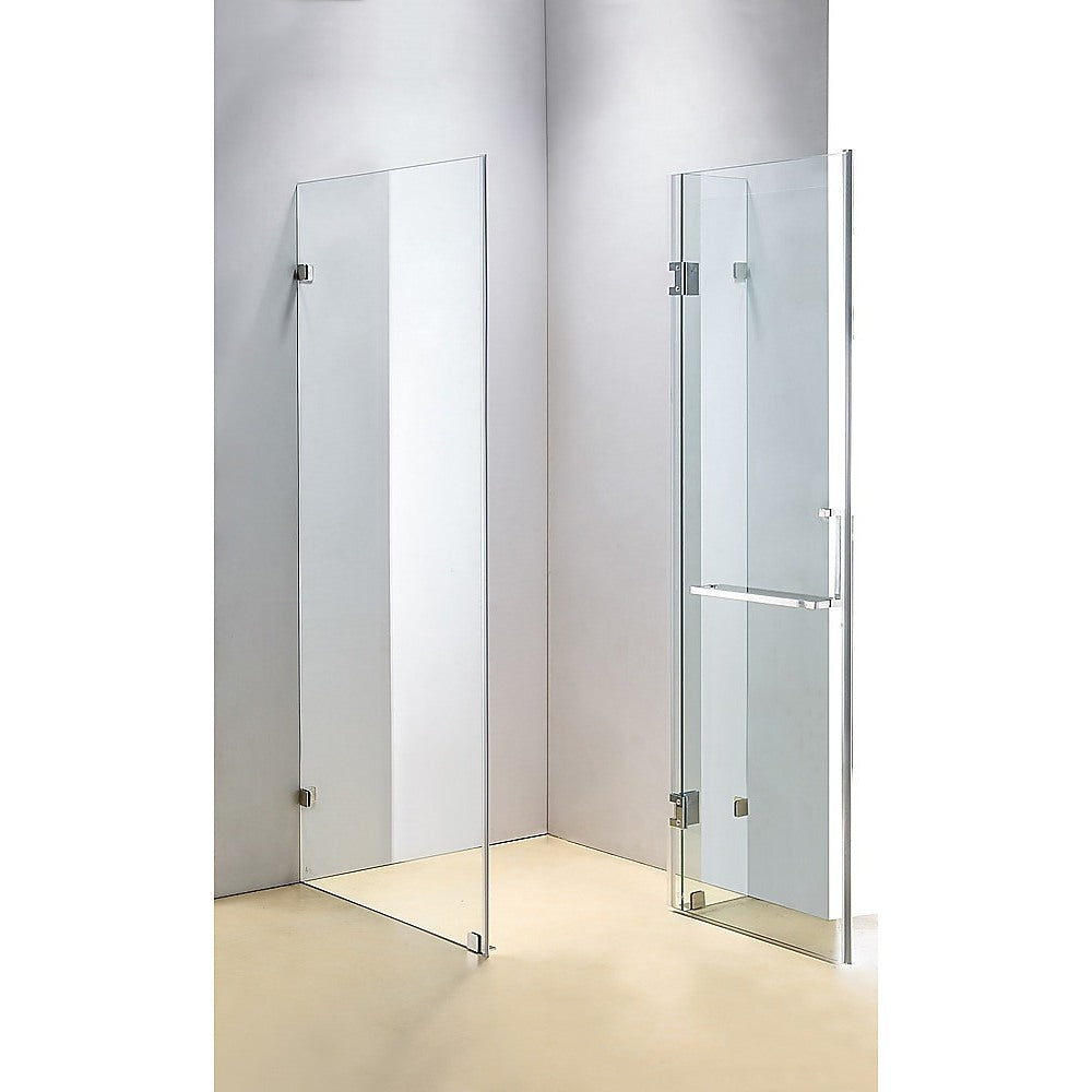 1100 x 900mm Frameless 10mm Glass Shower Screen By Della Francesca