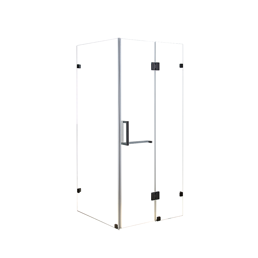 1100 x 1000mm Frameless 10mm Glass Shower Screen By Della Francesca