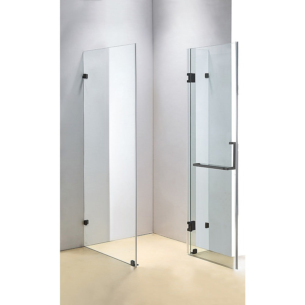 1200 x 1000mm Frameless 10mm Glass Shower Screen By Della Francesca
