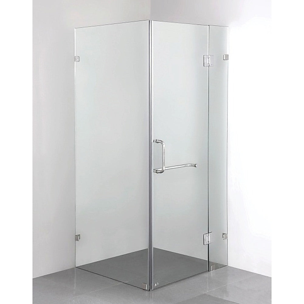 1000 x 900mm Frameless 10mm Glass Shower Screen By Della Francesca