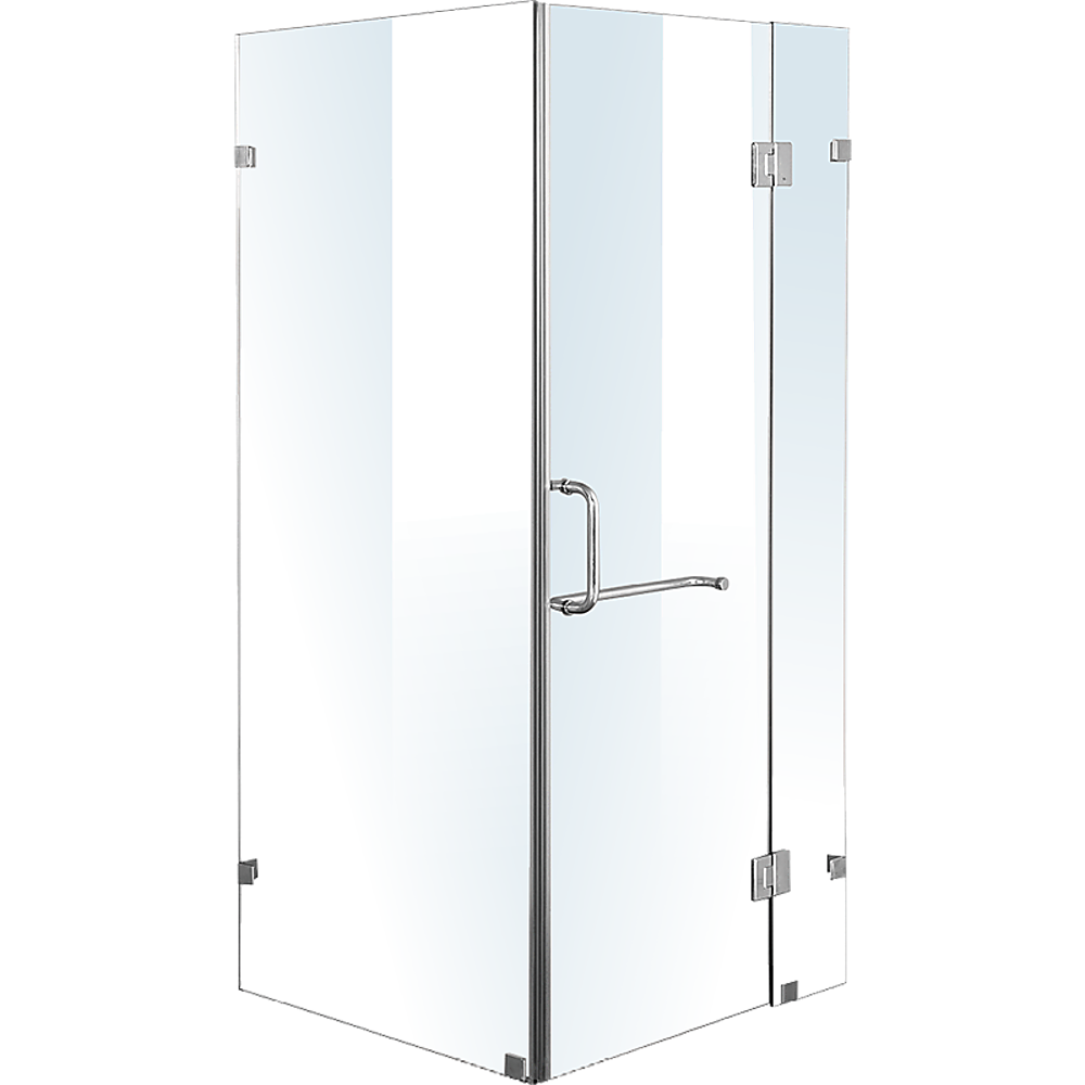 1000 x 900mm Frameless 10mm Glass Shower Screen By Della Francesca