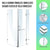 900 x 1000mm Frameless 10mm Glass Shower Screen By Della Francesca