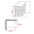 900 x 1000mm Frameless 10mm Glass Shower Screen By Della Francesca