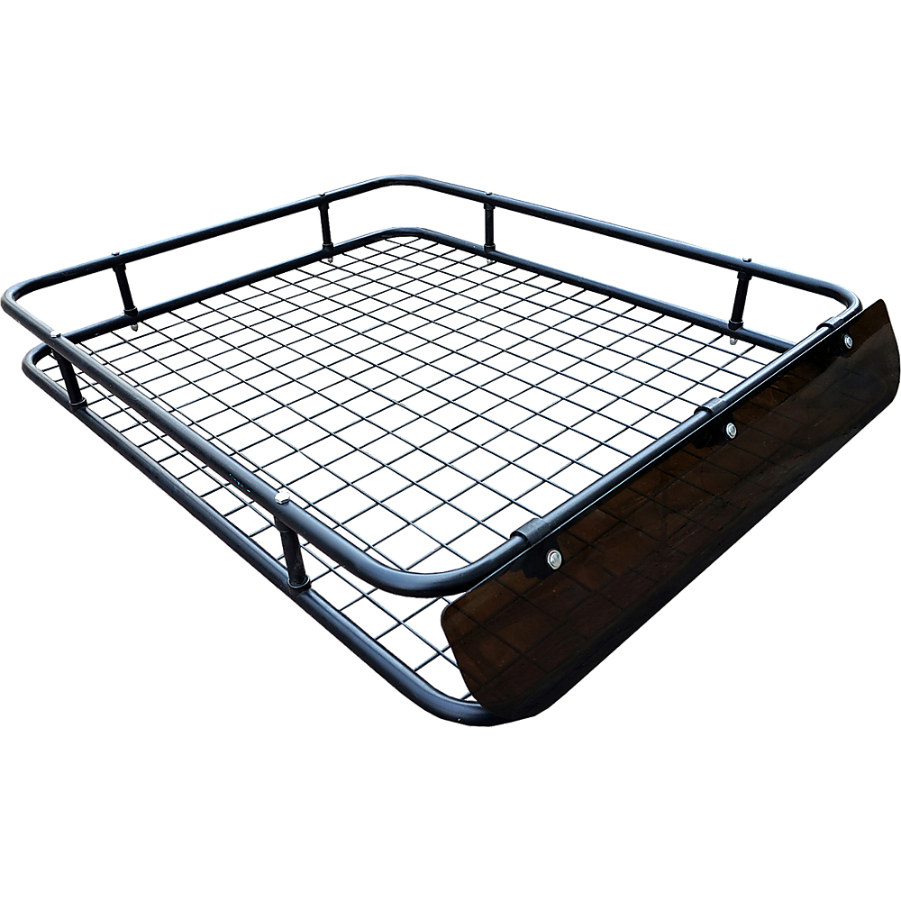 Universal Roof Rack Basket - Car Luggage Carrier Steel Cage Vehicle Cargo