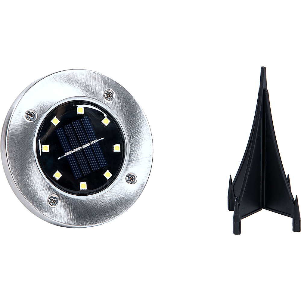 12x Solar Powered LED Buried Inground Recessed Light Garden Outdoor Deck Path