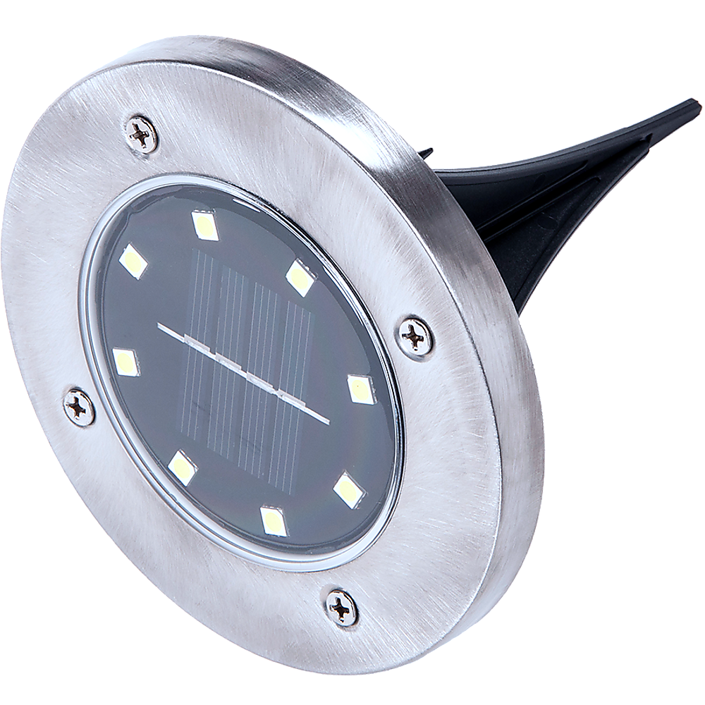12x Solar Powered LED Buried Inground Recessed Light Garden Outdoor Deck Path