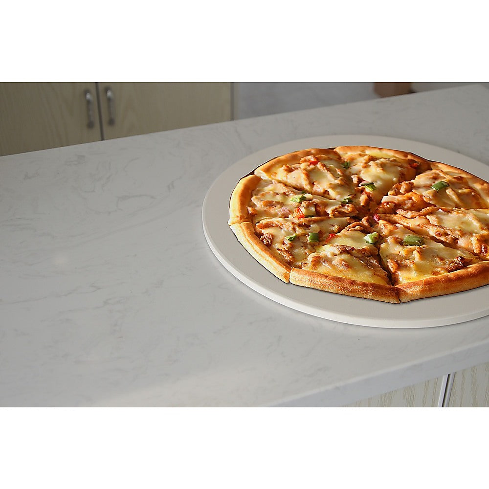 38cm XL Pizza & Baking Stone for BBQ/Oven/Grill