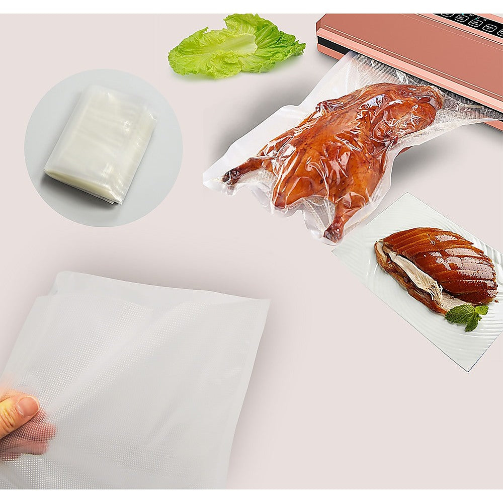 100x Vacuum Sealer Bags Food Storage Saver Heat Seal Cryovac 20cm x 30cm