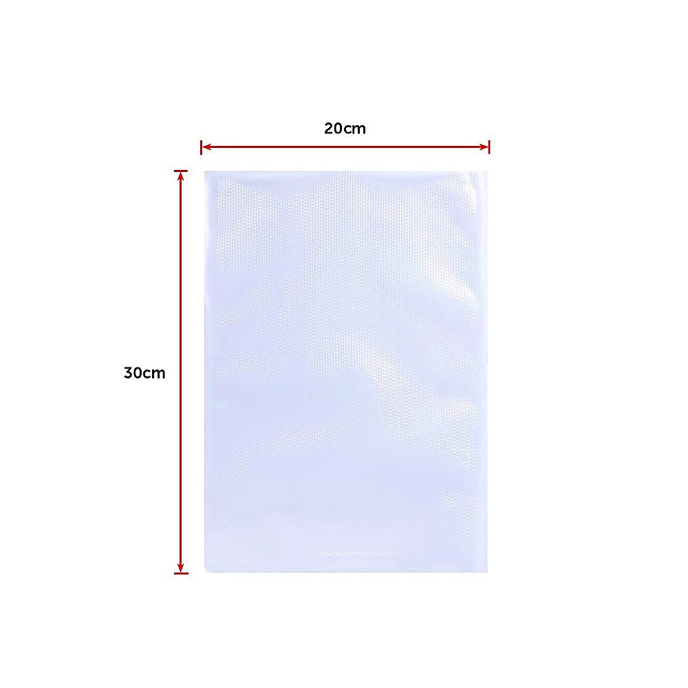 100x Vacuum Sealer Bags Food Storage Saver Heat Seal Cryovac 20cm x 30cm