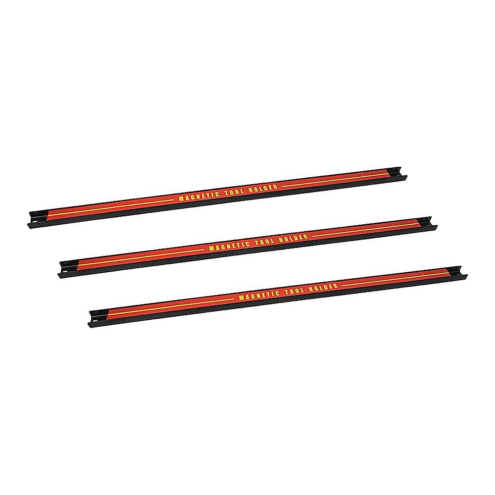 3 x 61cm Magnetic Wall Mounted Tool Holder Storage Organiser Garage Workshop