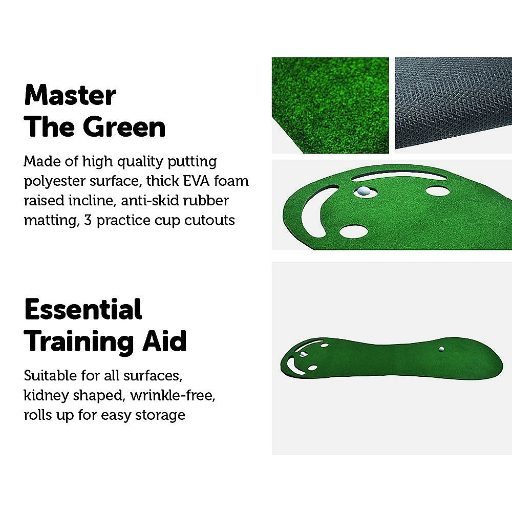Golf Putting Green Par Three 95cm x 275cm
