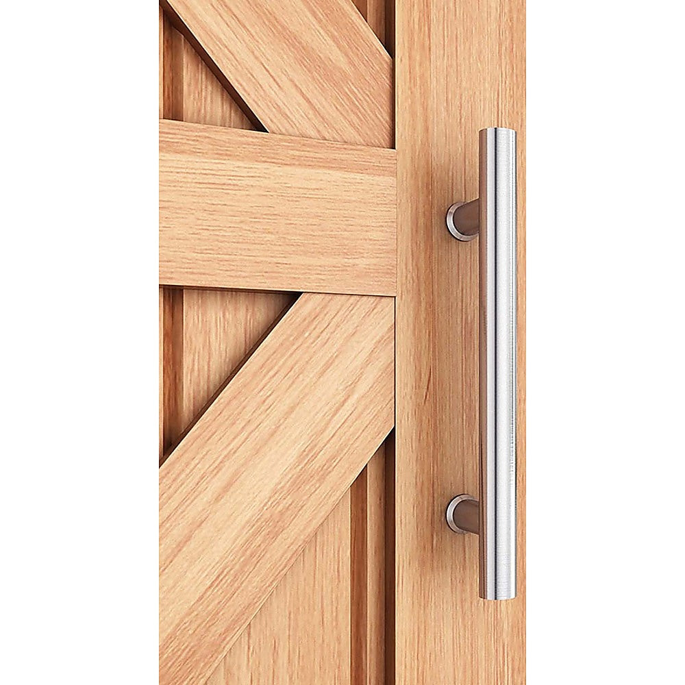 Round 300mm Push Pull Stainless Steel Door Handle Entrance Entry Shower Glass