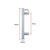 Round 300mm Push Pull Stainless Steel Door Handle Entrance Entry Shower Glass