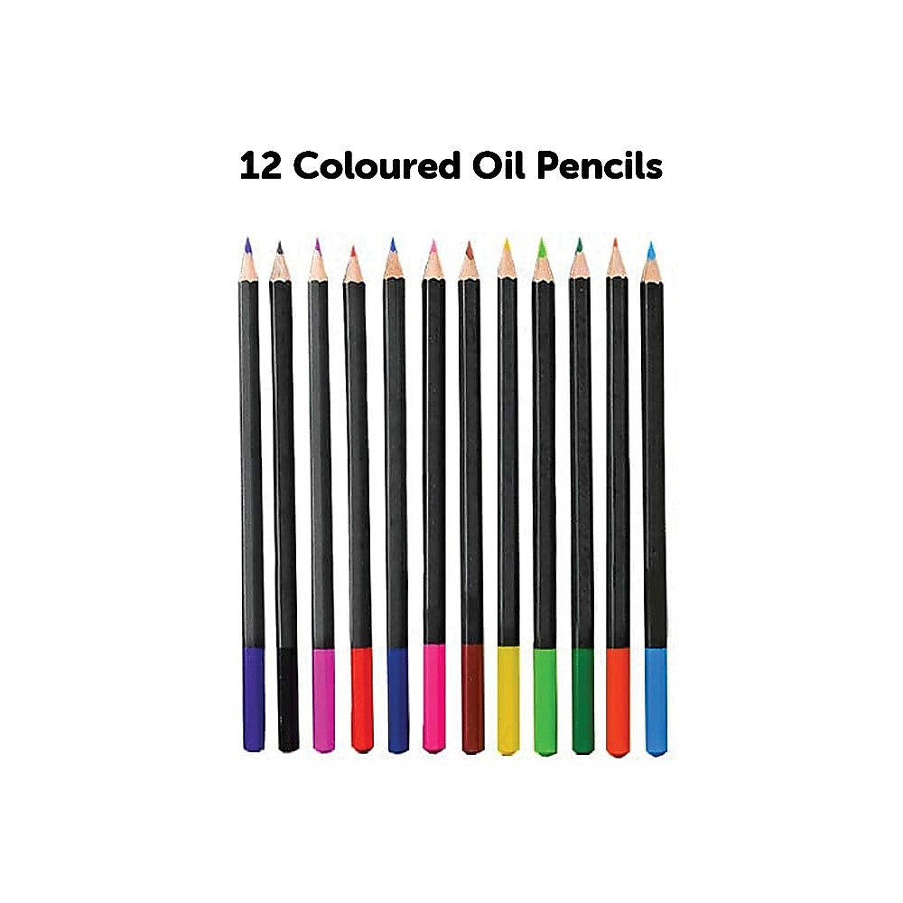 Art Sketch Pencils Oil Drawing Colouring Graphite Charcoal Pencil Set 72pcs/set