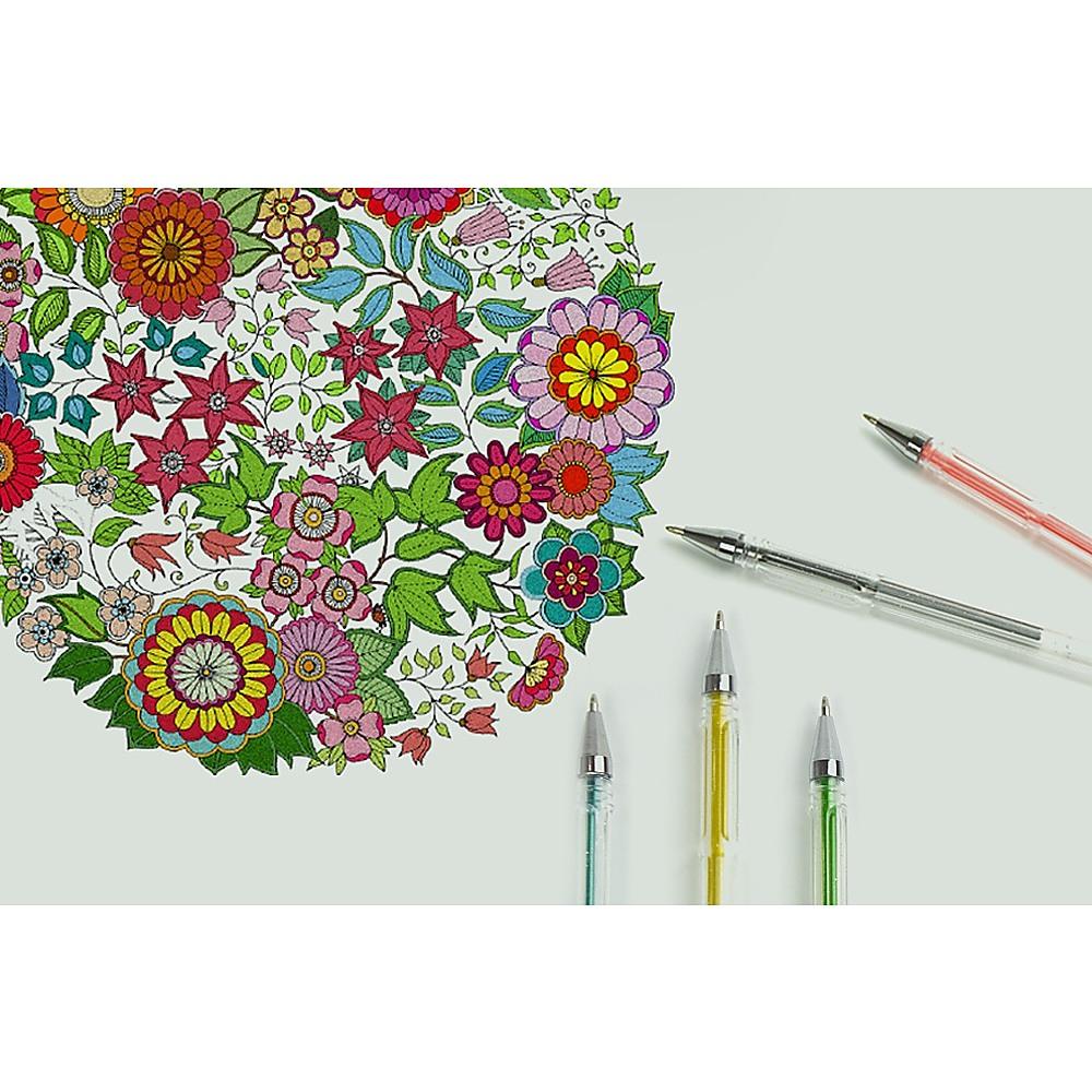 Glitter Gel Pens (100 pack) with 2.5X More Ink - Craft, Kids & Adult Colouring