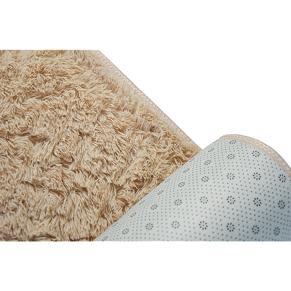 200x140cm Floor Rugs Large Shaggy Rug Area Carpet Bedroom Living Room Mat - Beige
