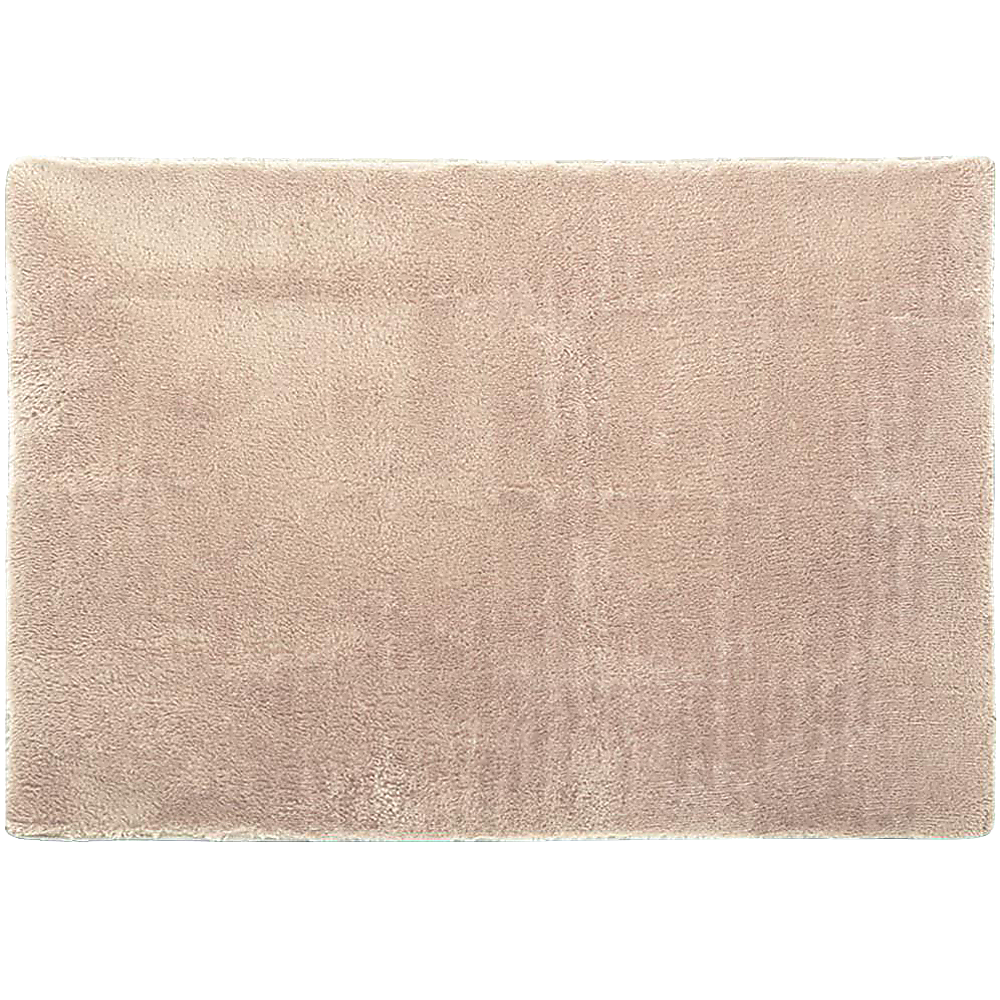 230x160cm Floor Rugs Large Shaggy Rug Area Carpet Bedroom Living Room Mat - Beige