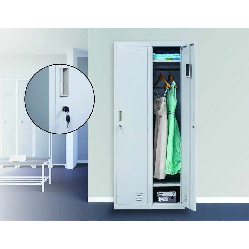 One-Door Office Gym Shed Clothing Locker Cabinet